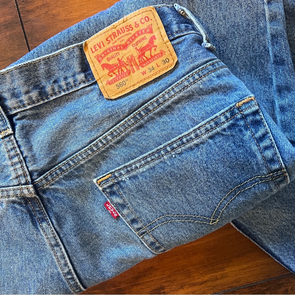 Levi Strauss 560 Dad Jeans 34x30 - Picture 4 of 4